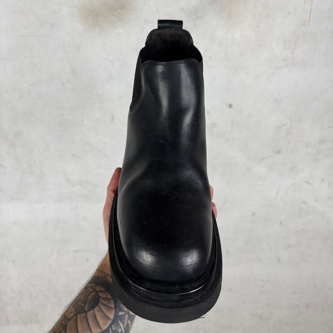 Bottega Veneta Black Mid Lug Boots