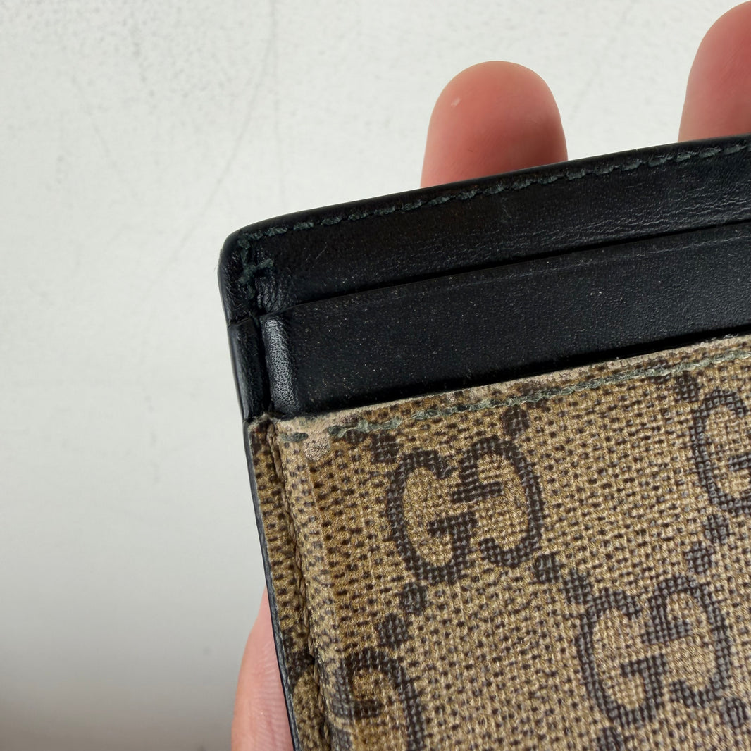 Gucci Smoked Tiger Monogram Card Holder