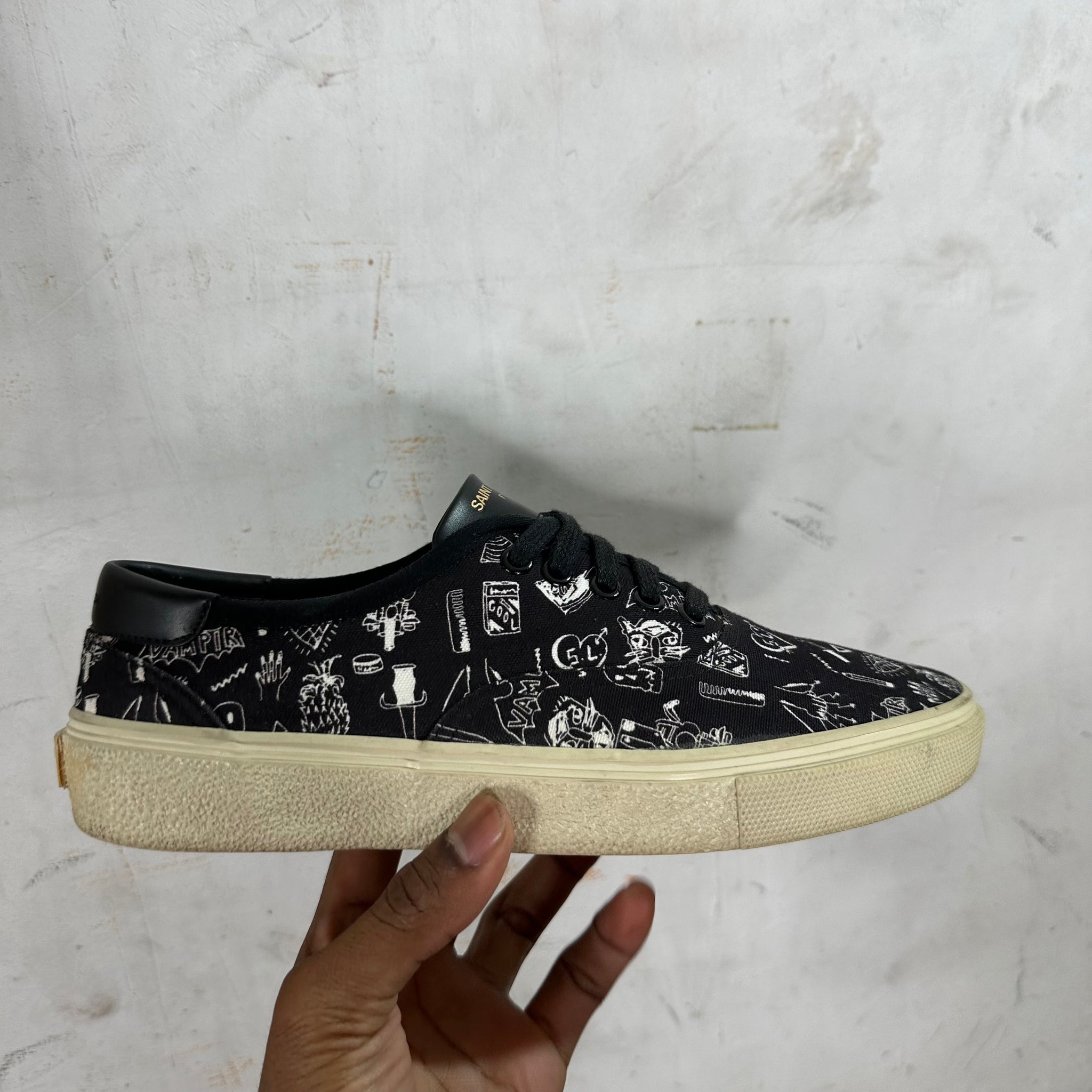 Saint Laurent Flat Motif Trainer