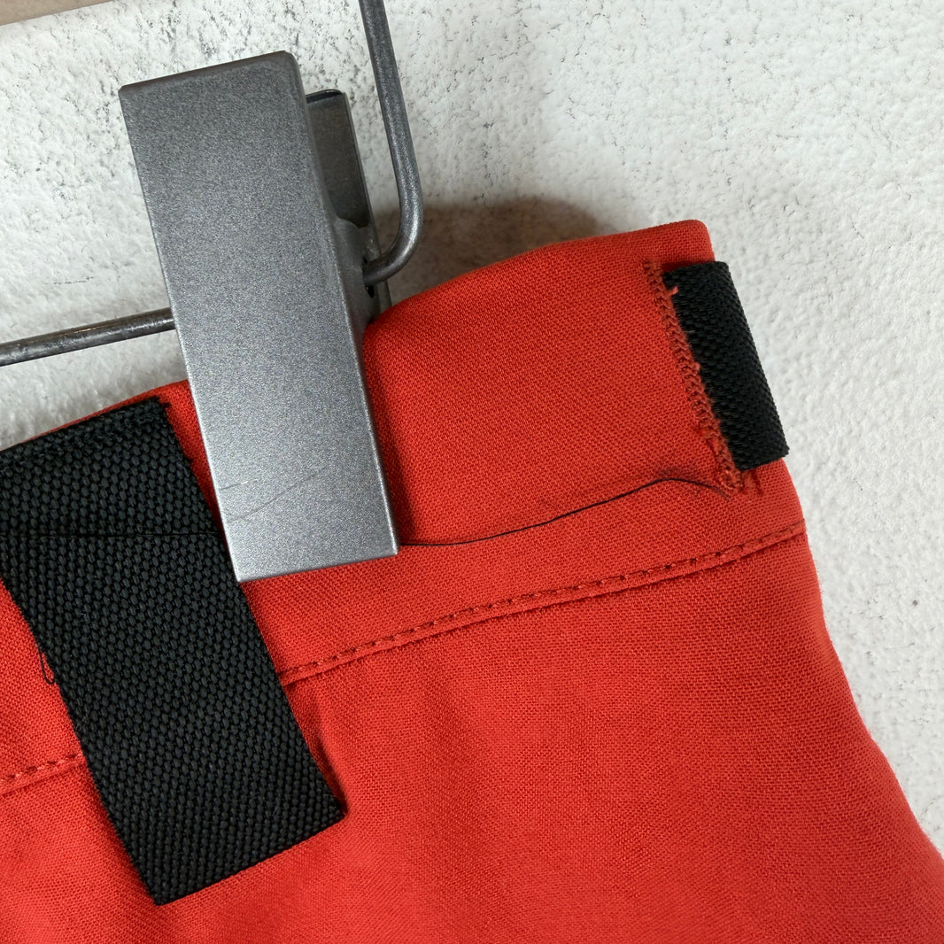 Jacquemus Orange Wool Blend Belted Shorts