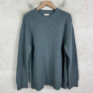 Dries Van Noten Blue Wool Sweater