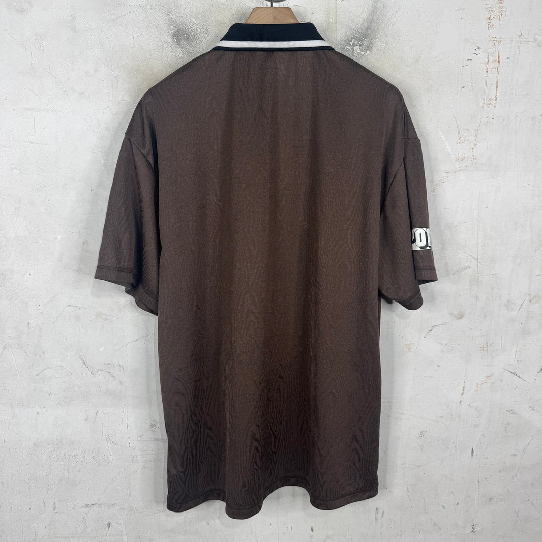 Martine Rose Brown Collared Soccer Jersey