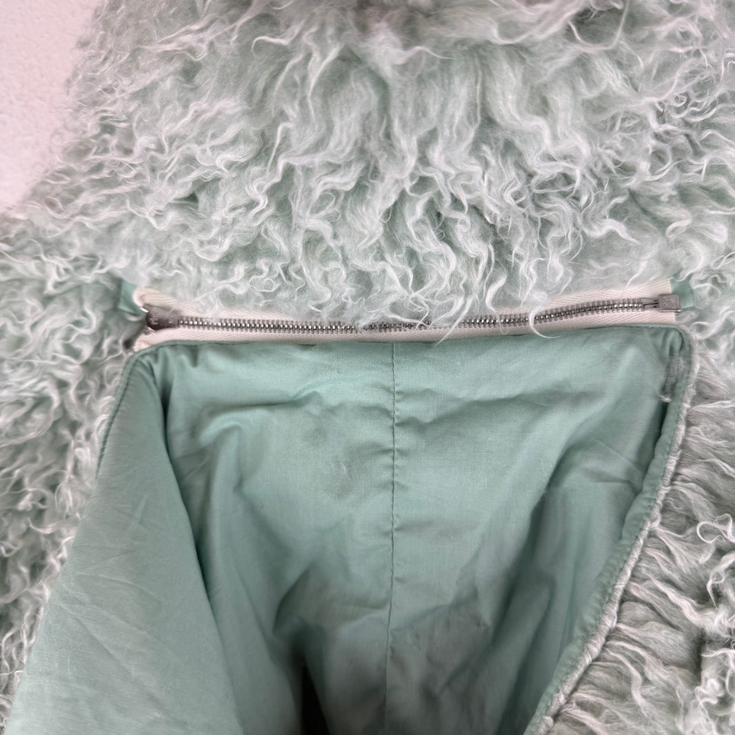 Marni Green Shaggy Jacket