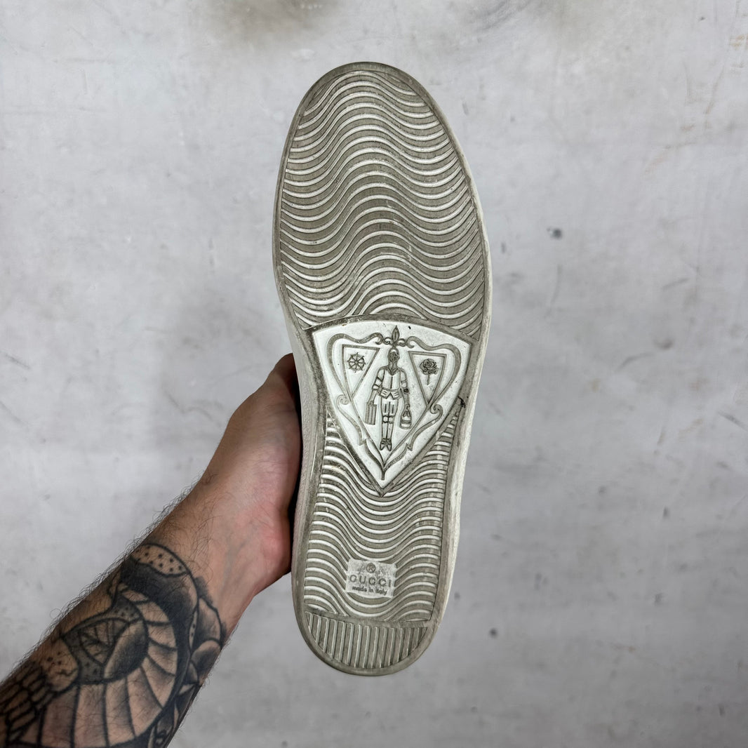 Gucci Black Embossed Monogram Aces