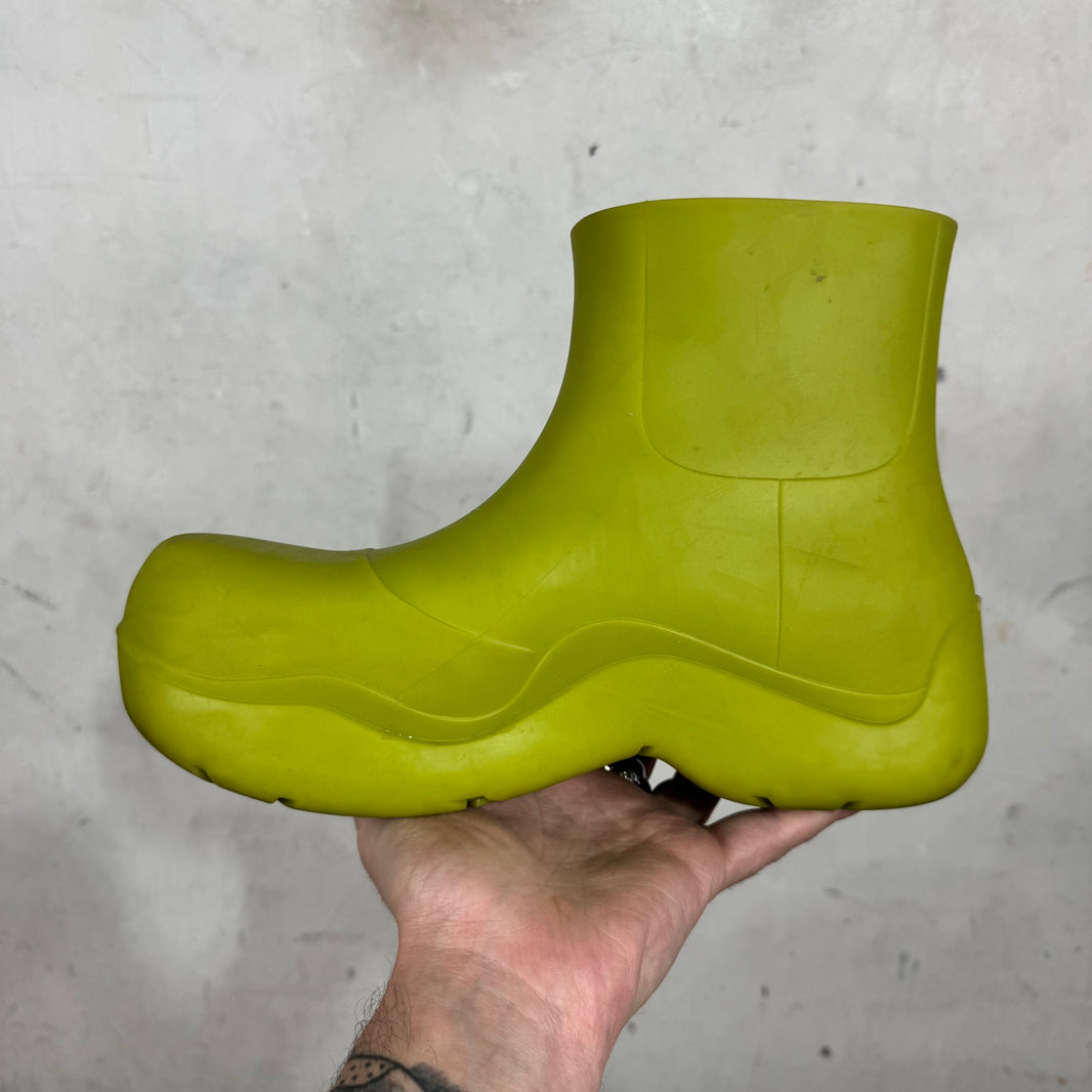 Bottega Veneta Neon Rubber Puddle Boots