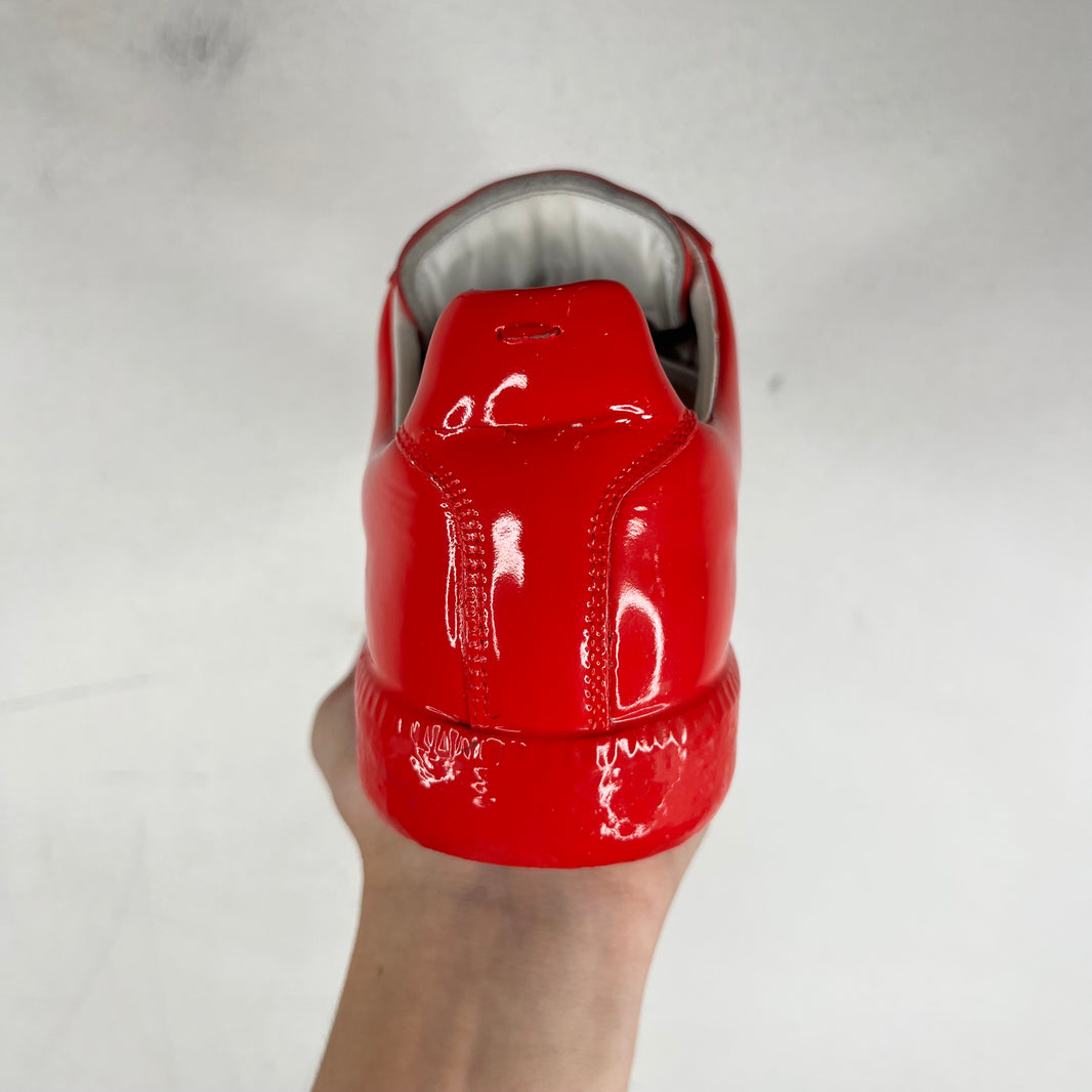 Margiela Red Patent Leather Replica Sneakers