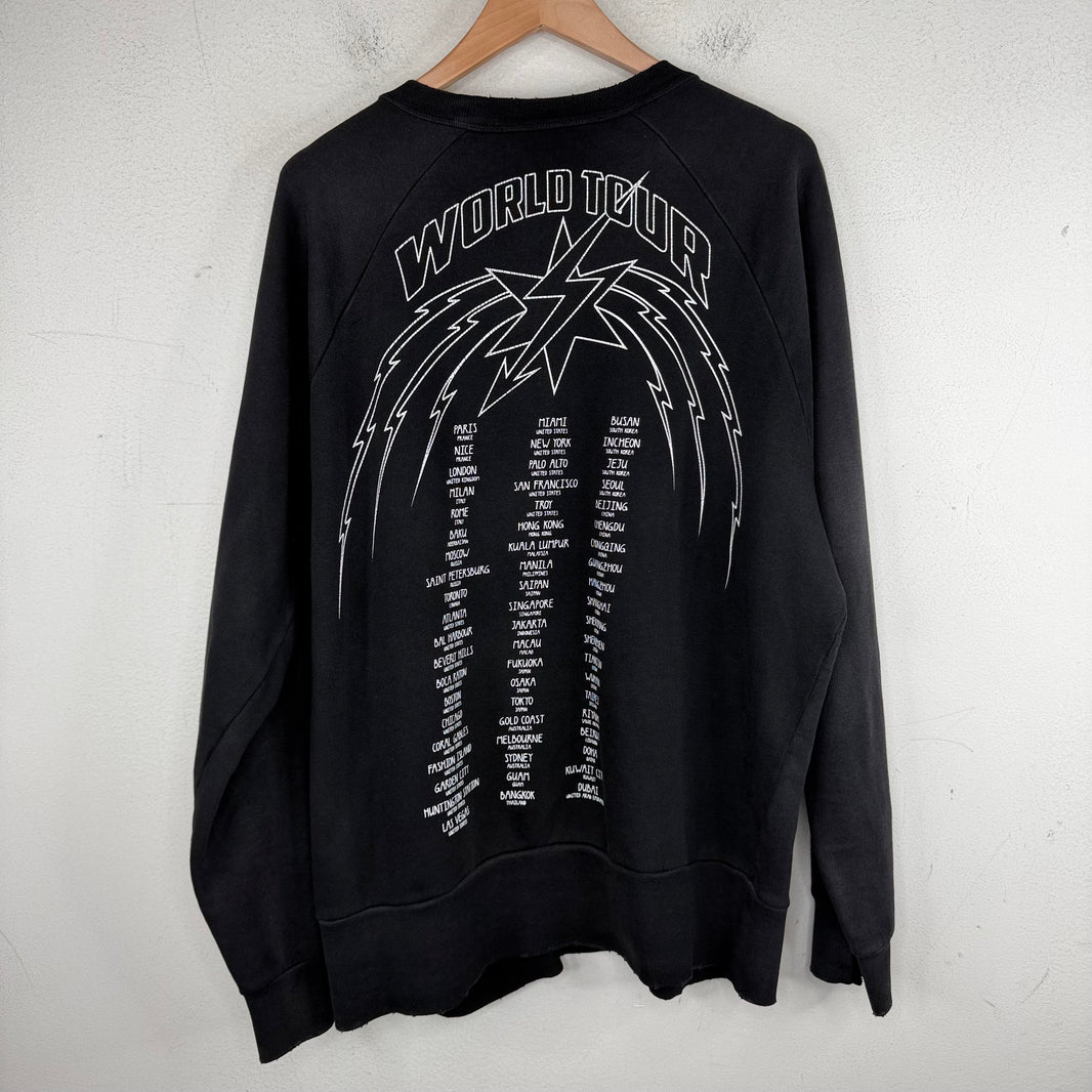 Givenchy Distressed World Tour Crewneck