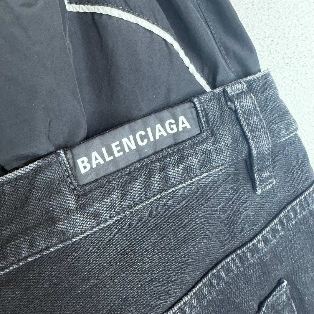 Balenciaga Double Waist Track Jeans
