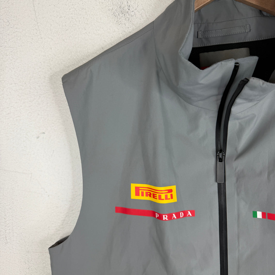 Prada Linea Rossa Gray Vest