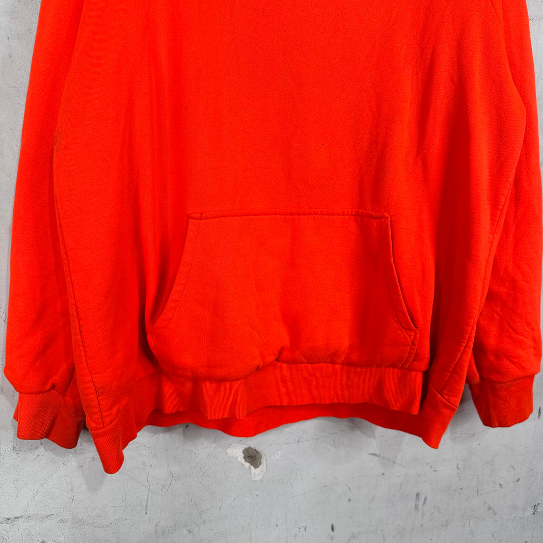 Chrome Hearts Orange Thermal Horseshoe Pullover Hoodie