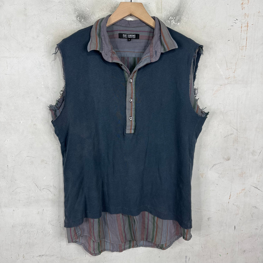 Raf Simons SS04 Layered Sleeveless Shirt