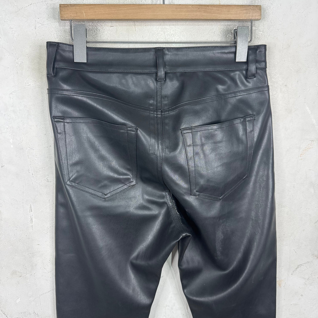 DRKSHDW Faux Leather Detroit Cuts