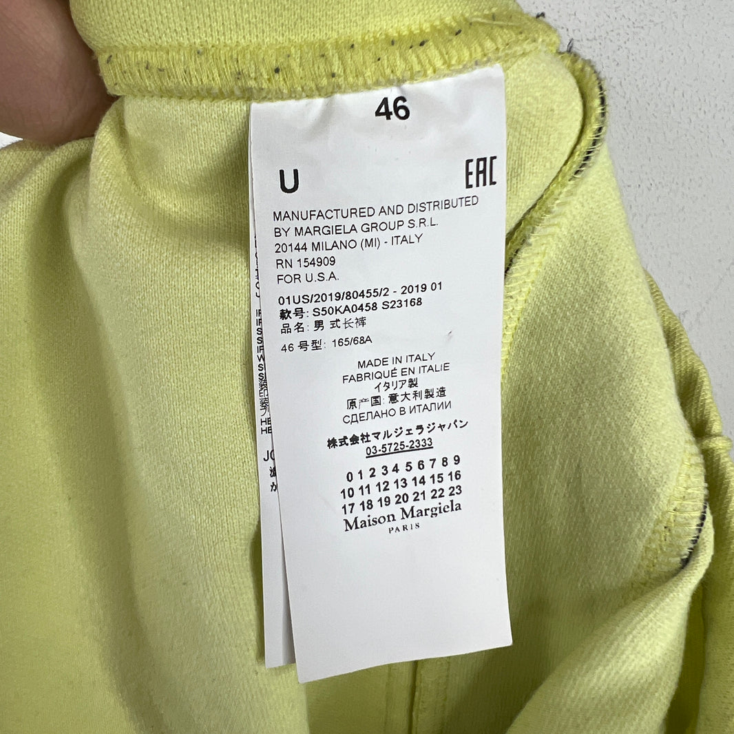Margiela Neon Green Track Pants