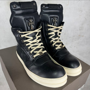 Chrome Hearts Rick Owens Black Geobaskets