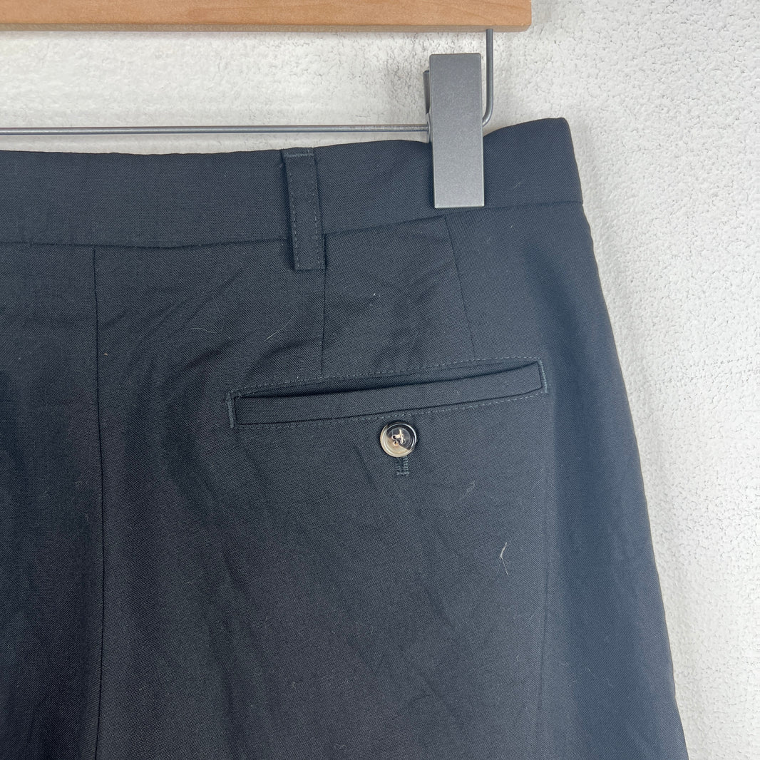 Marni Black Wool Tapered Trousers