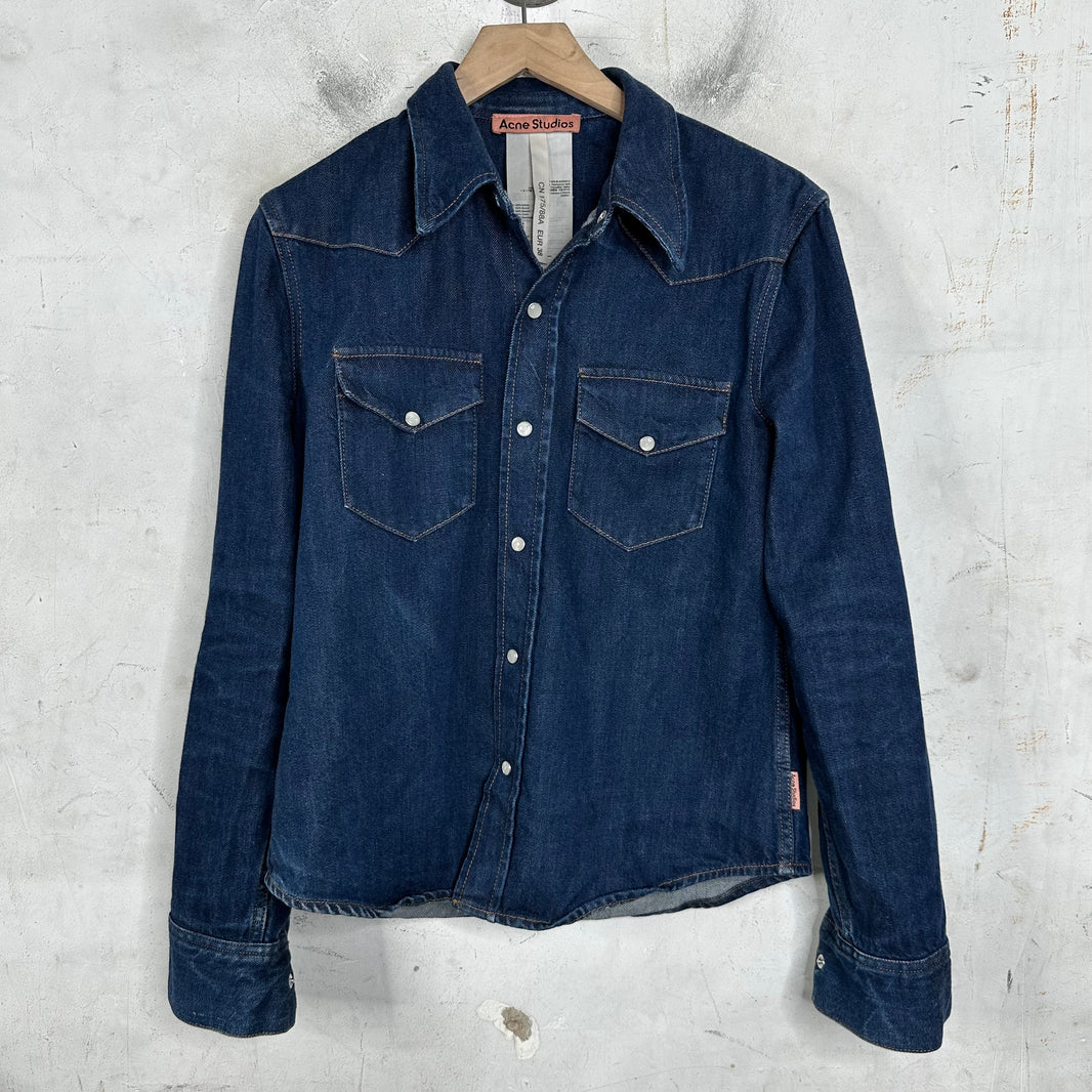 Acne Studios Snap Denim Shirt