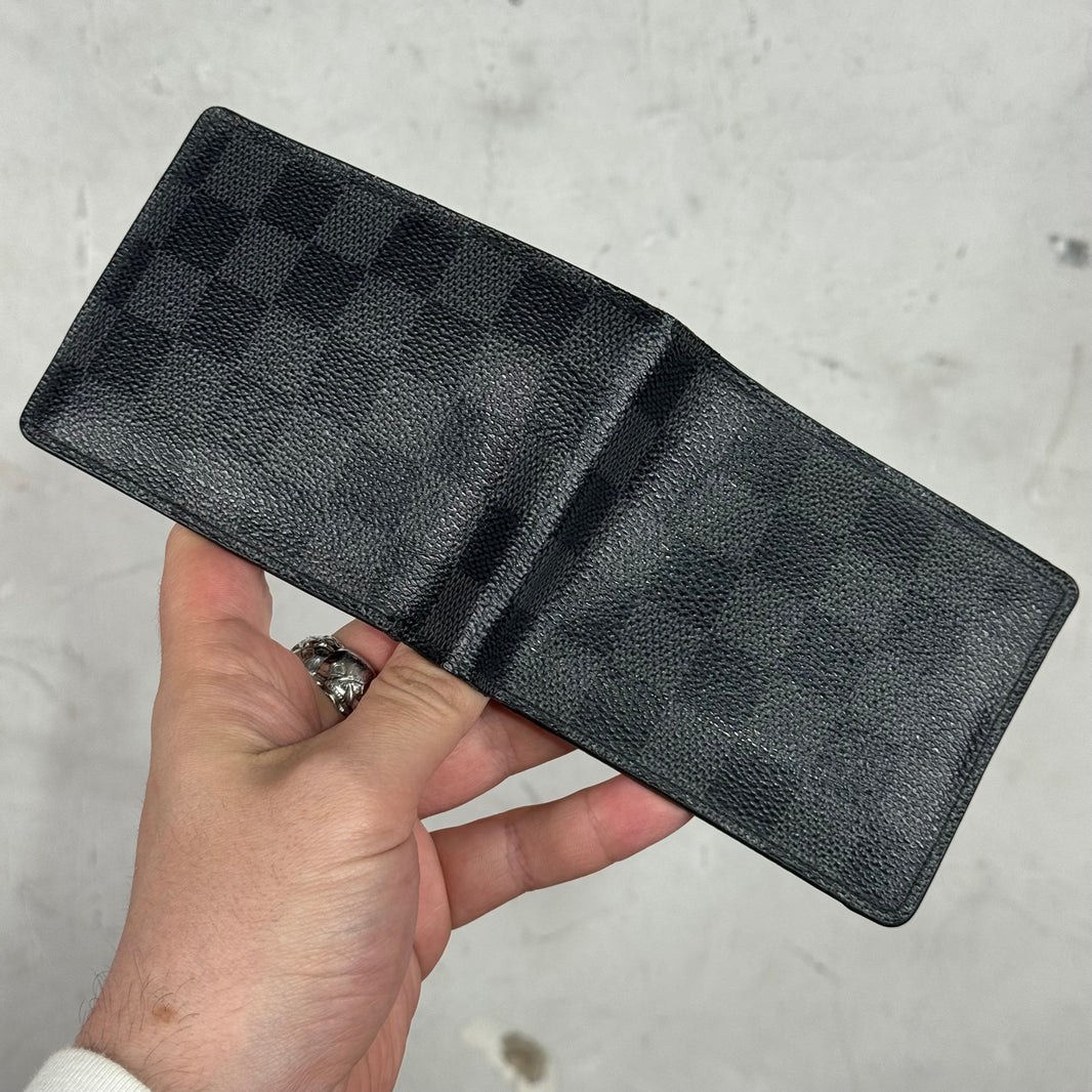 Louis Vuitton Black Damier Bifold Wallet