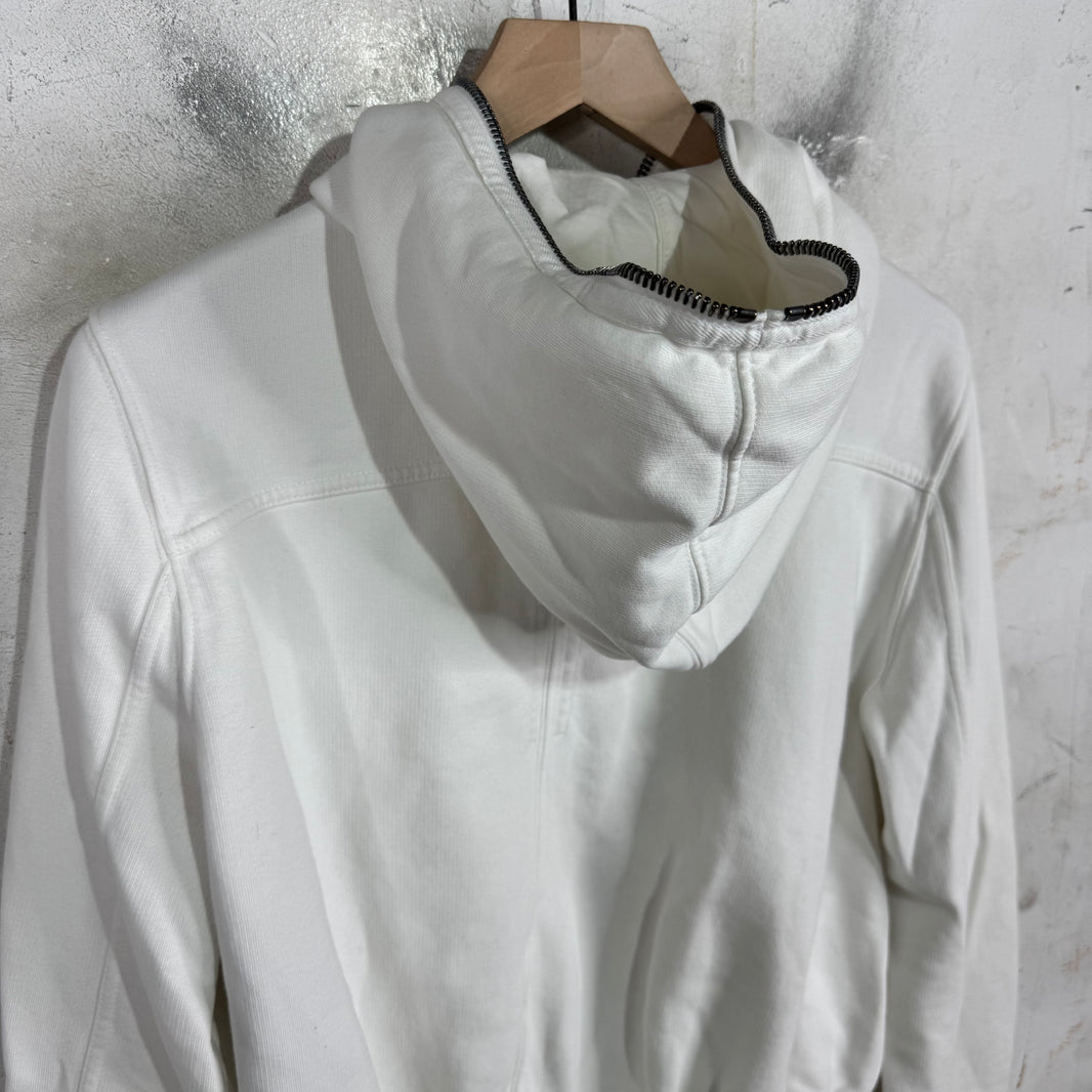 DRKSHDW Grommet Cropped Gimp Hoodie