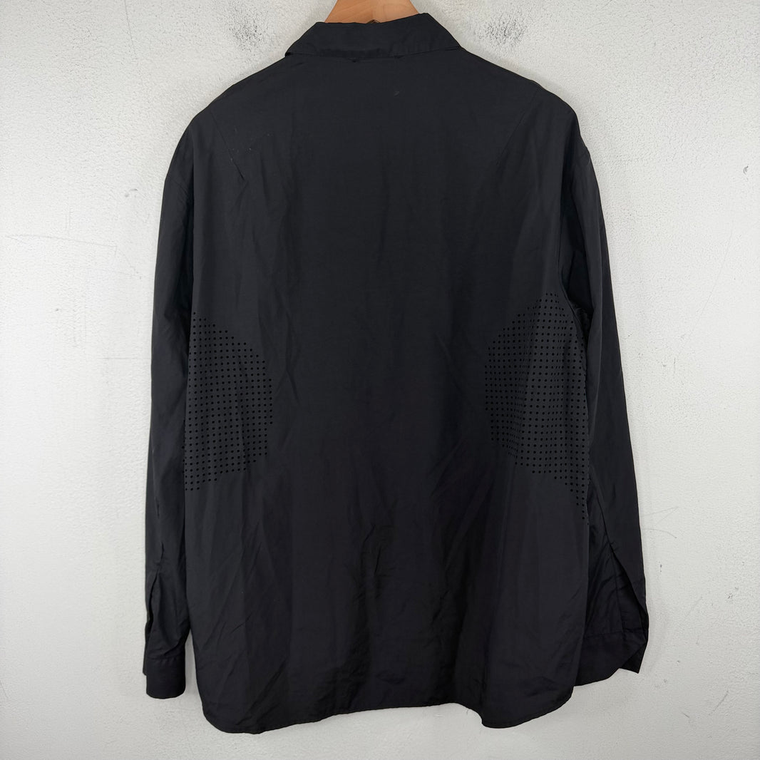 Post Archive Faction Black Nylon L/S Shirt