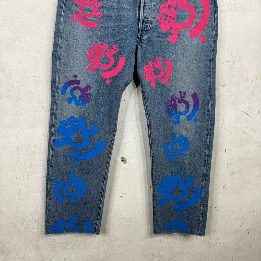 Levi's x Denim Tears x Bstroy Blue Jeans