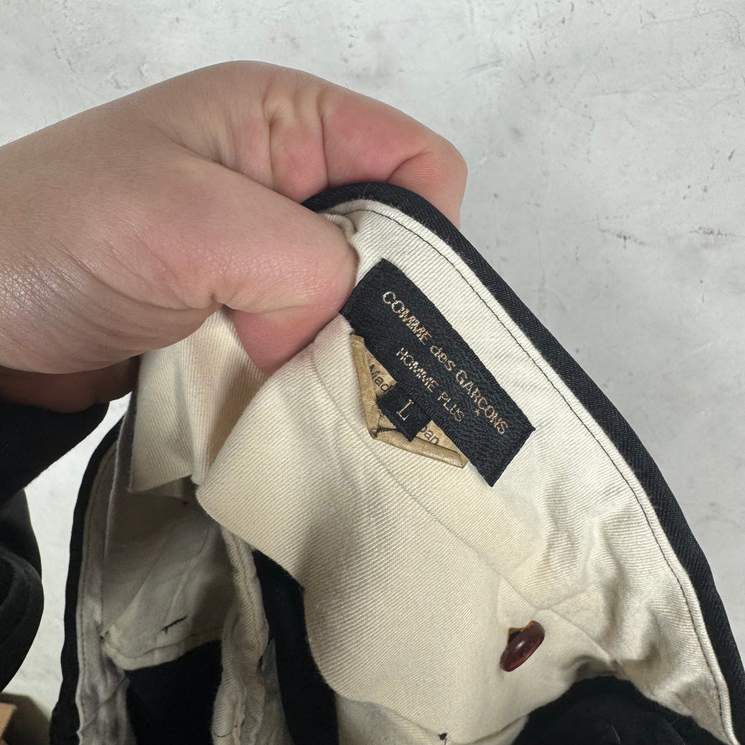 CDG Homme Plus Black Trousers