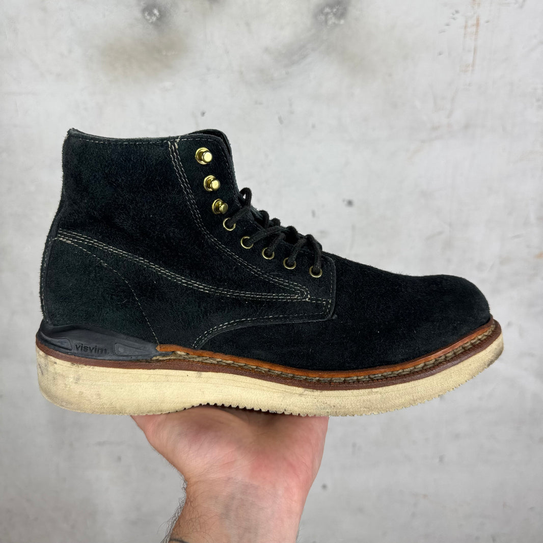 Visvim Black Suede Work Boots