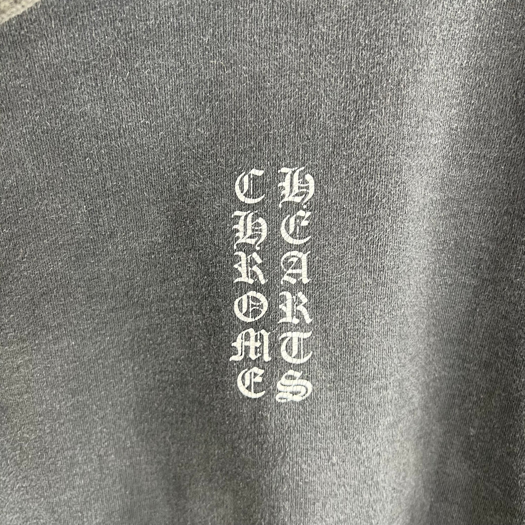 Chrome Hearts Smoked Vertical Logo Hoodie