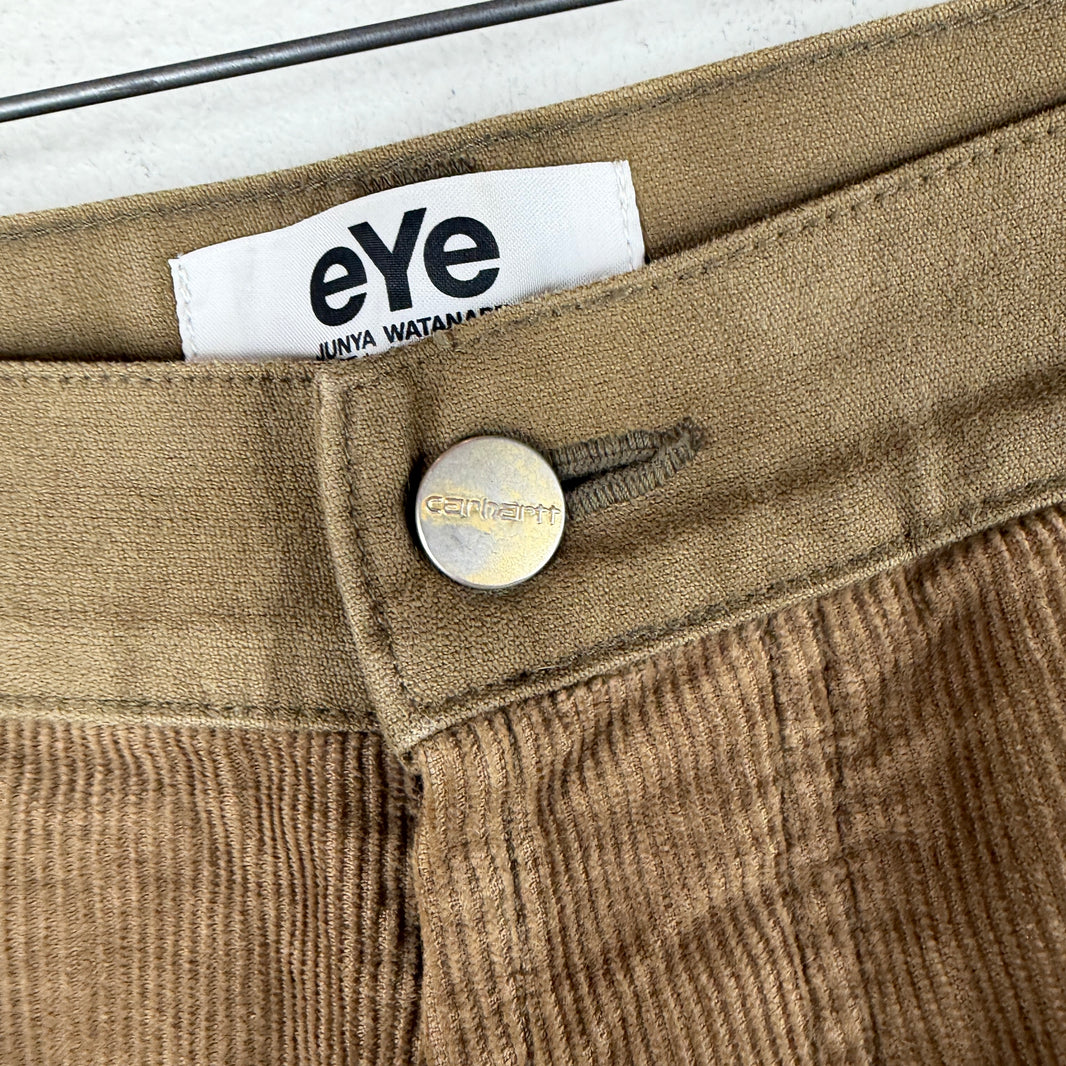 Junya Watanabe Carhartt Brown Corduroy Carpenter Pants