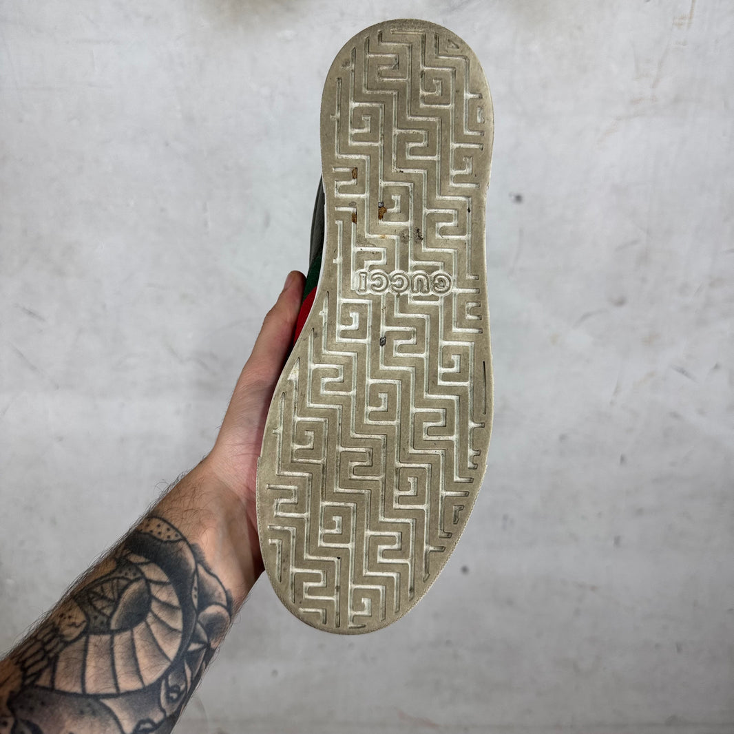 Gucci Olive Monogram Aces