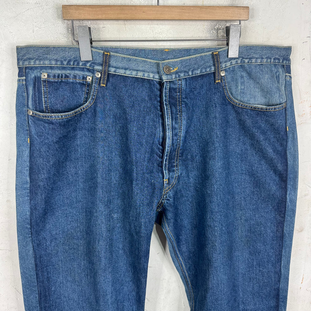 Margiela Two Toned Straight Legged Jeans
