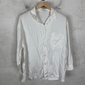 Y’s For Men White Button-Up Shirt