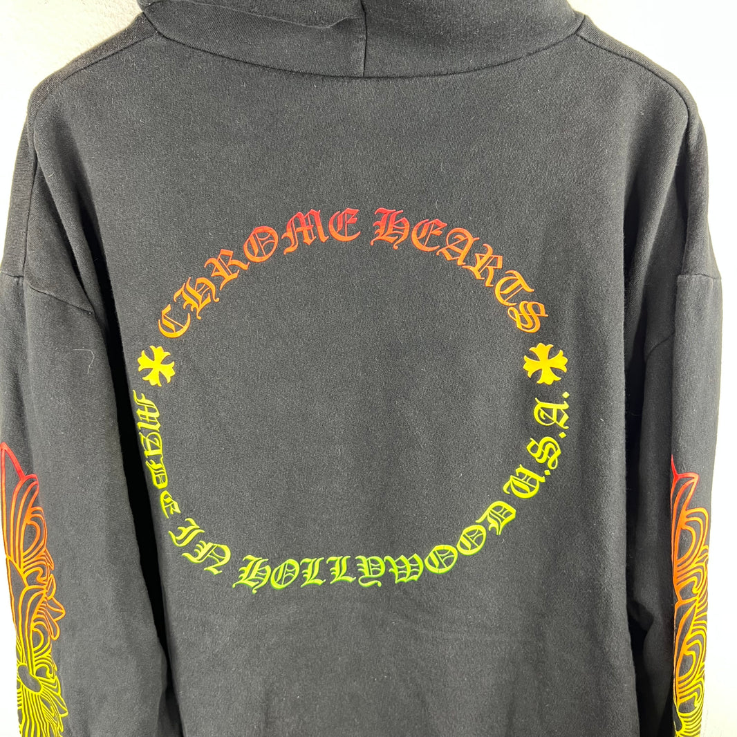 Chrome Hearts Gradient Circle/Fleur Hoodie
