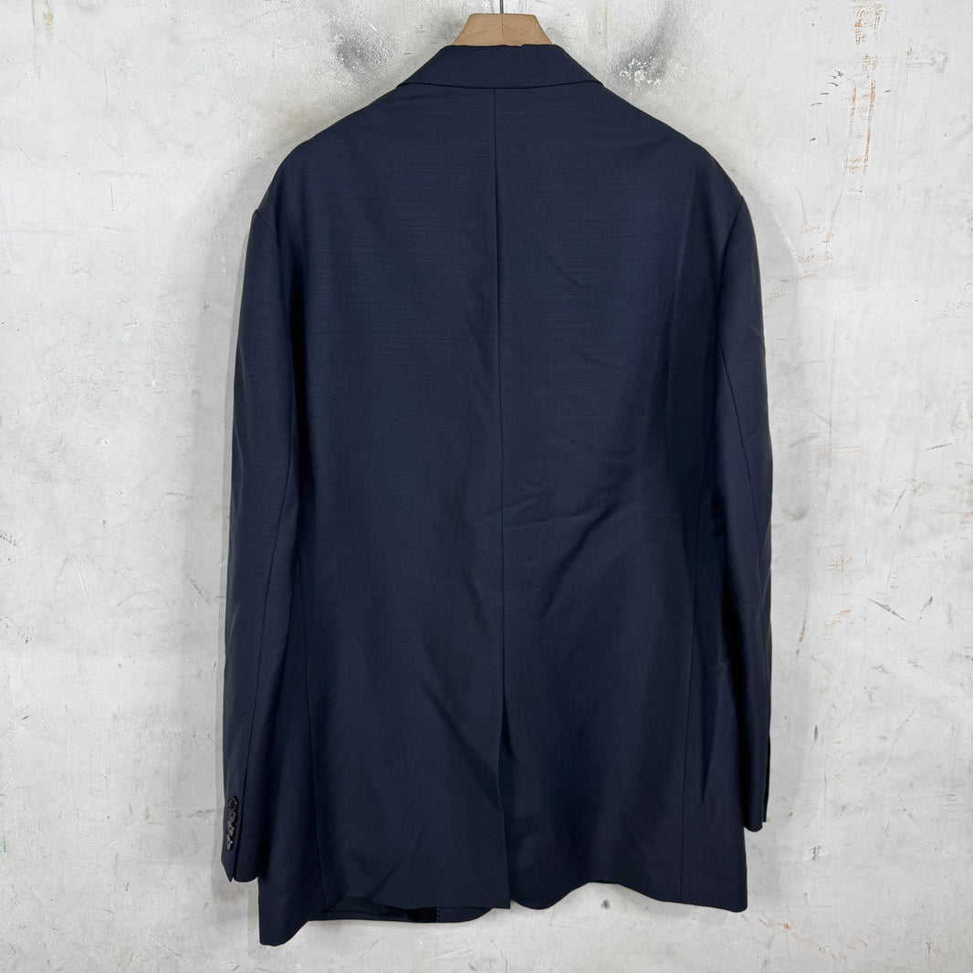 Dries Van Noten Navy Blazer Jacket