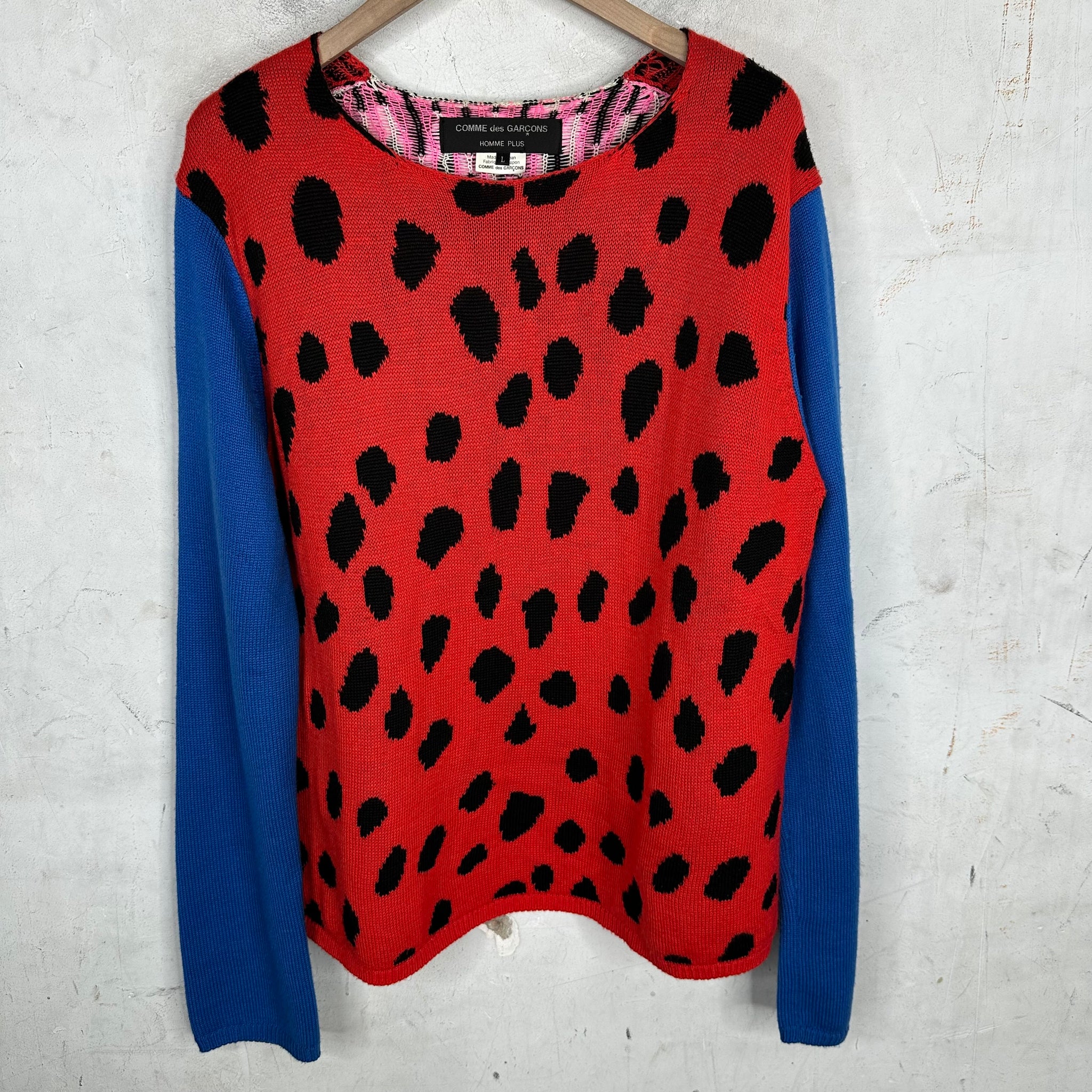 Comme Des Garçons Leopard Paneled Sweater – www.Lukes.store Comme Des Garçons Leopard Paneled Sweater – www.Lukes.store