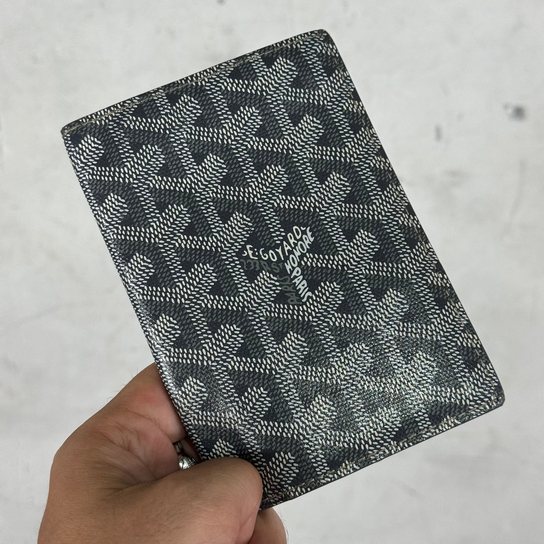 Goyard Grey Passport Holder