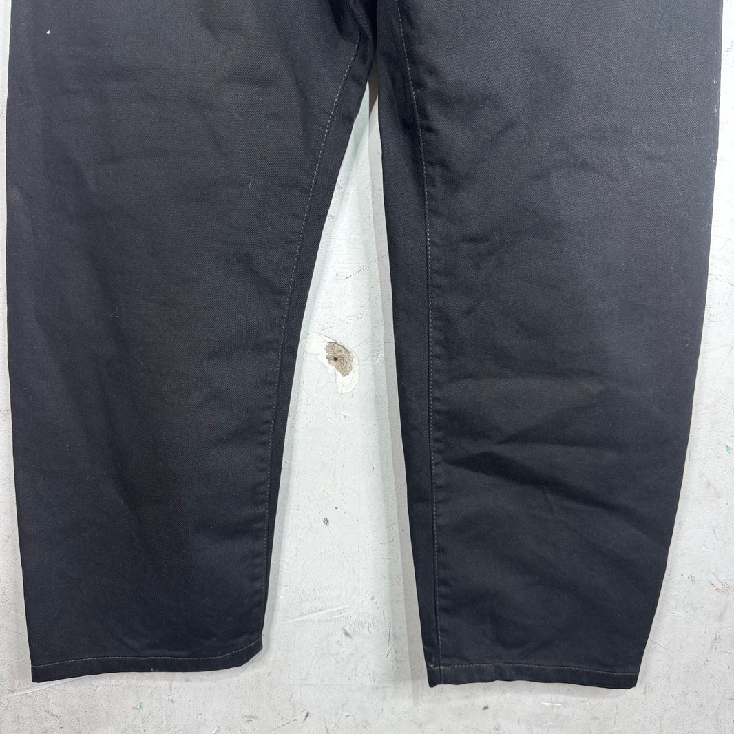 Lemaire Black Wide Jeans