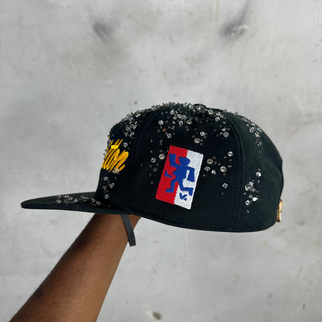 Louis Vuitton Rhinestone Virgil Strapback Hat