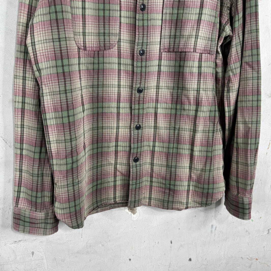 RRL Pink/Green Plaid Flannel