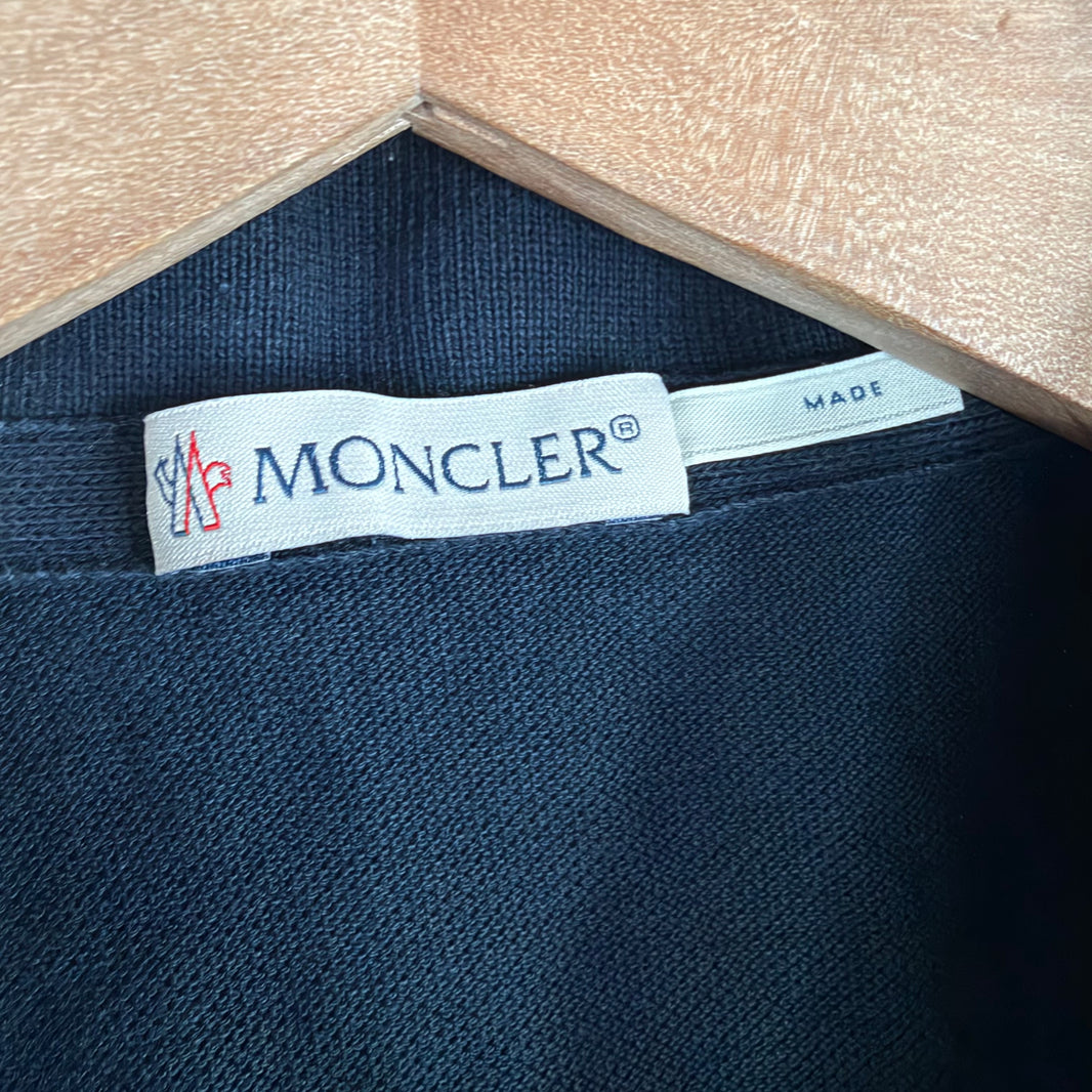 Moncler Navy Logo Polo Shirt