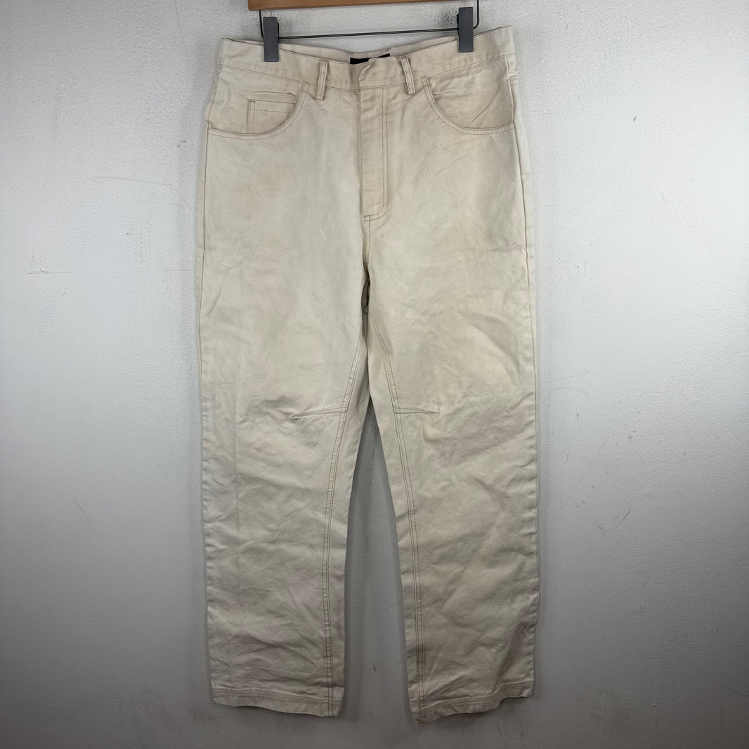 Entire Studios White Darted Jeans