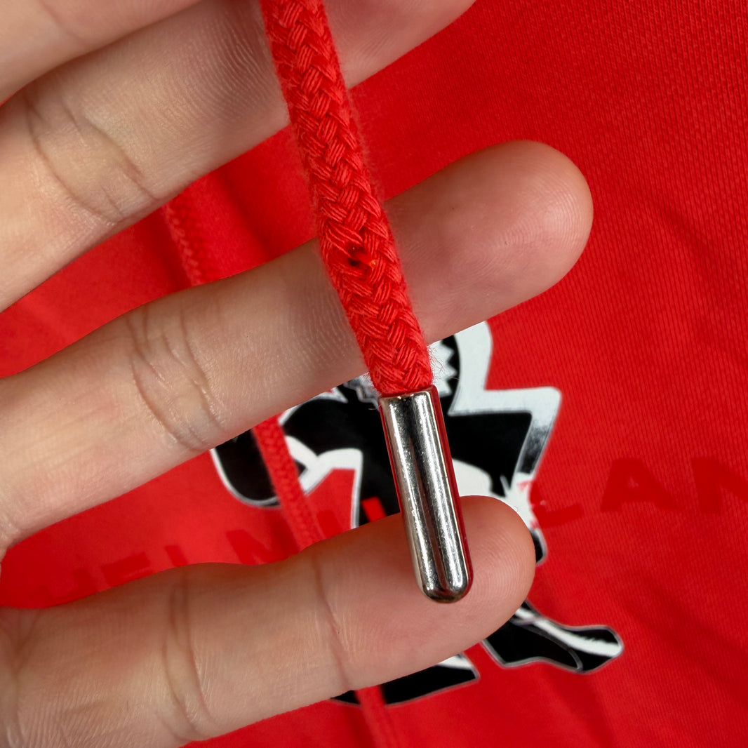 Helmut Lang Red Figure Hoodie