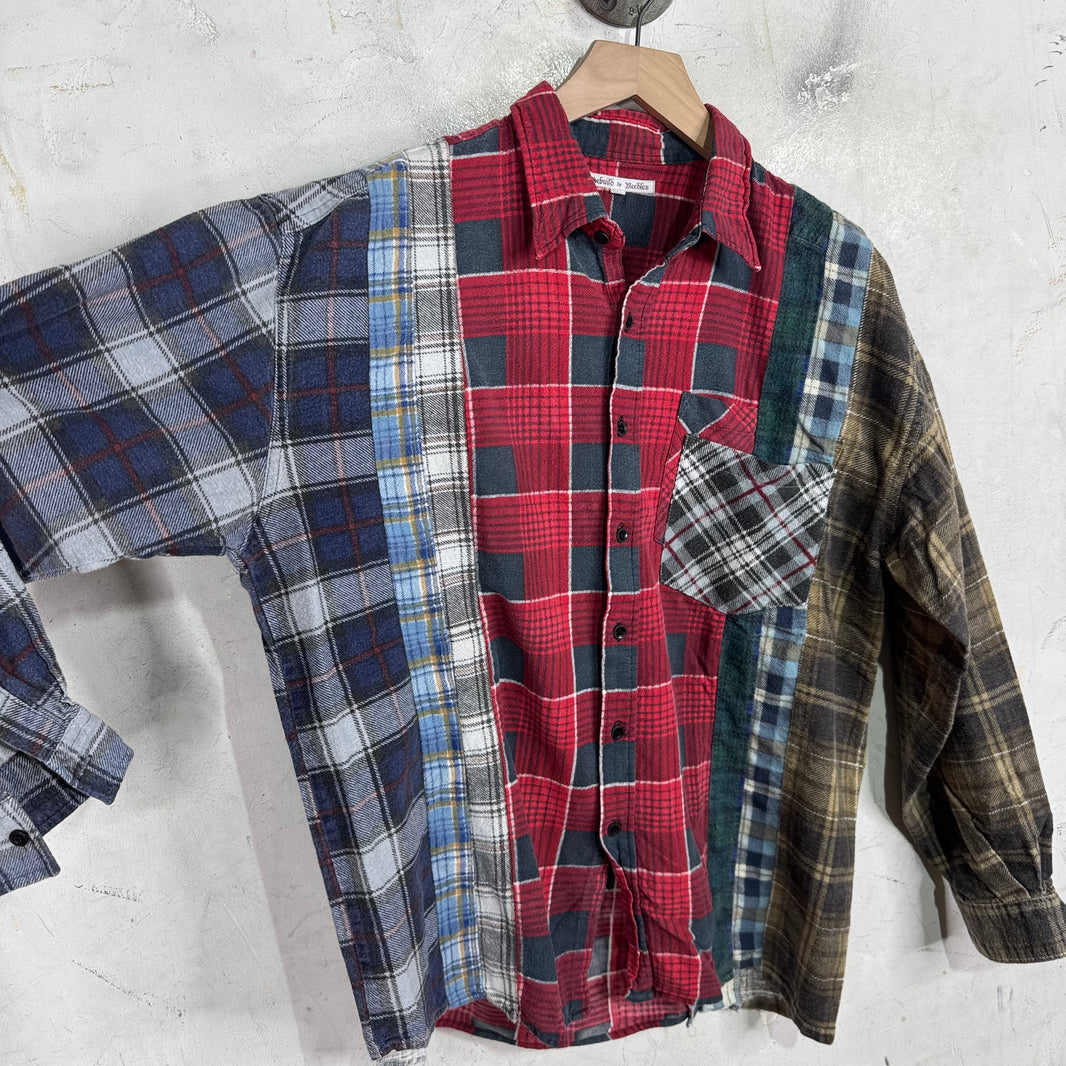 Needles Rebuilt Red Plaid Flannel
