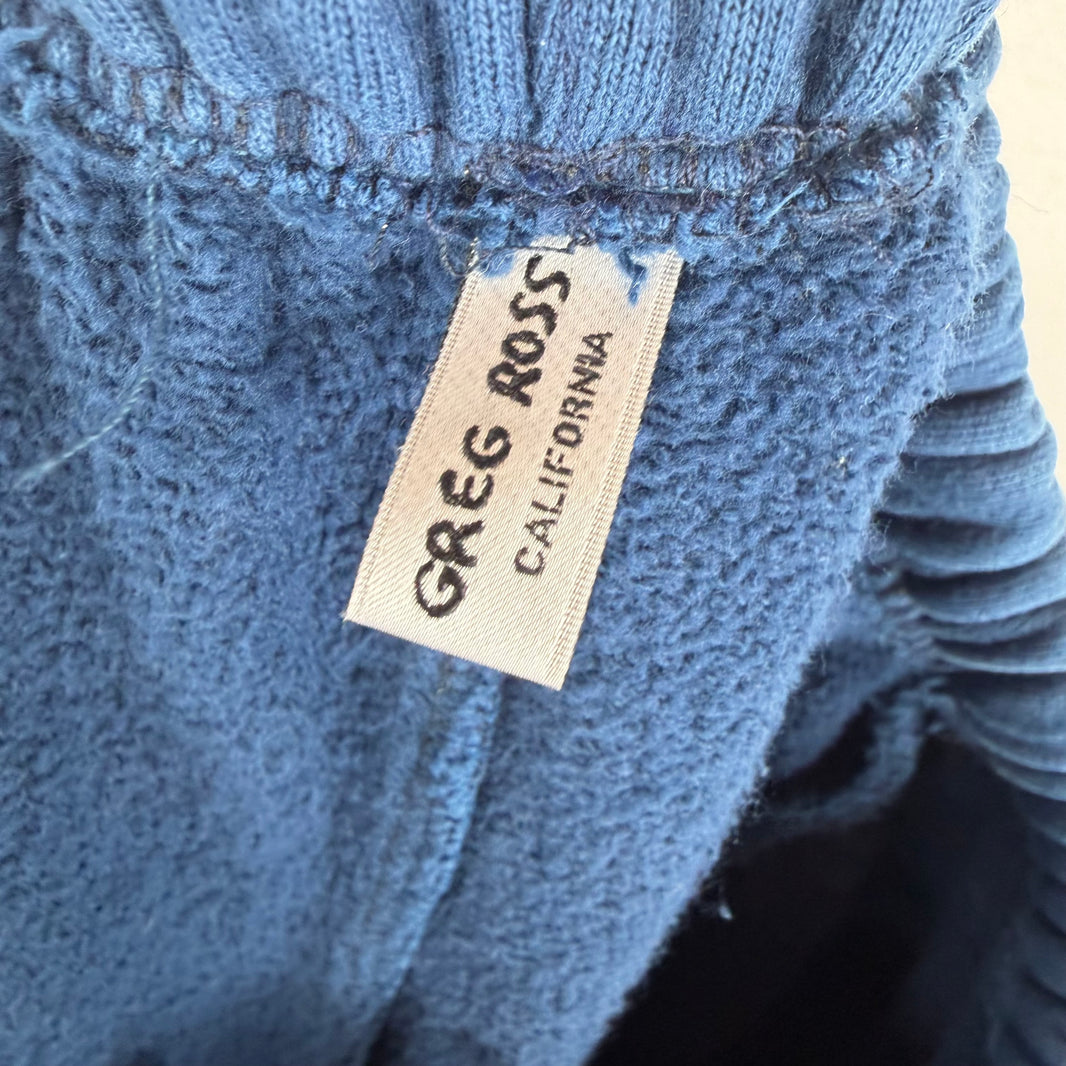 Greg Ross Navy Baggy Cargo Sweatpants