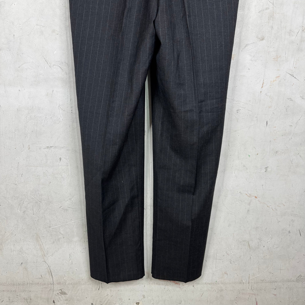 Valentino Grey Pinstripe Suit Set