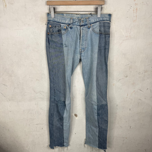 Vetements Rebuilt Blue Levis Jeans