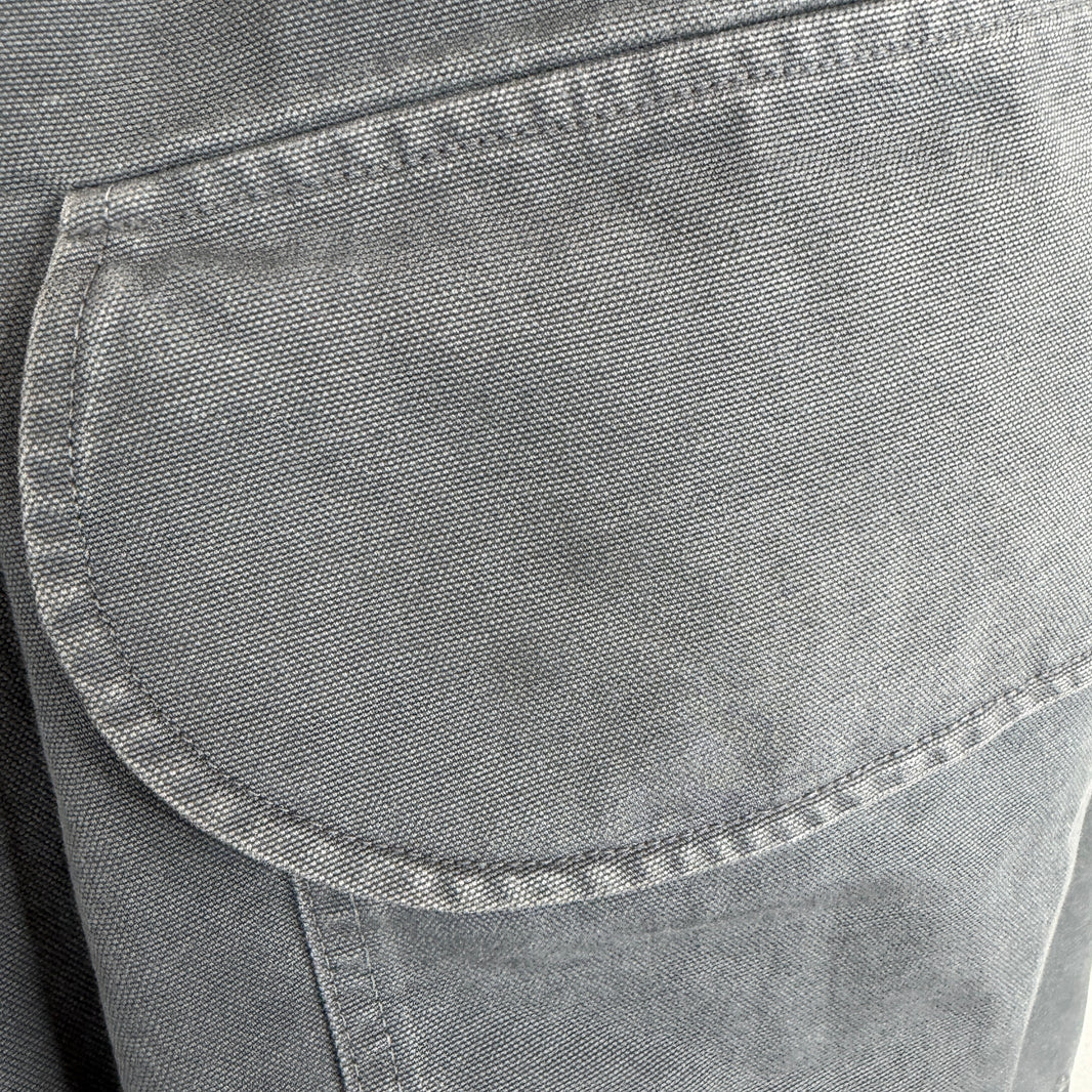 JW Anderson Gray Heavy Baggy Cargo Trousers