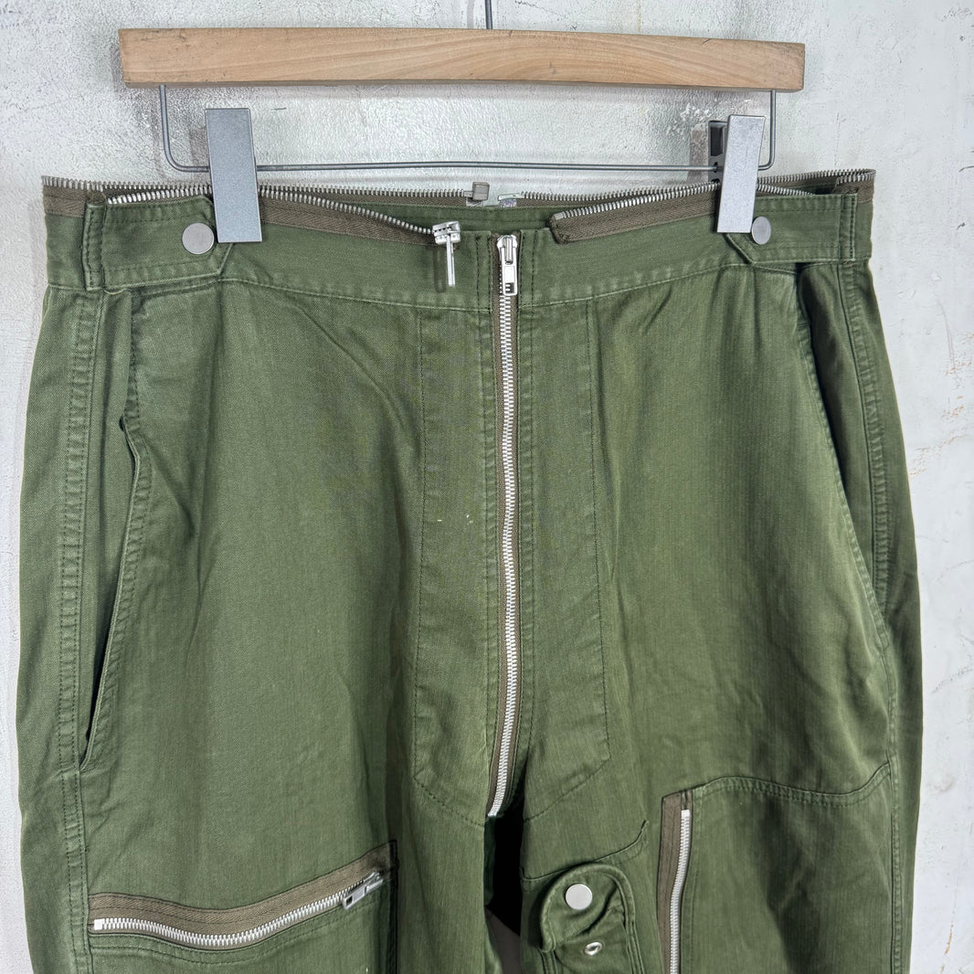 Margiela Zippered Flight Pants