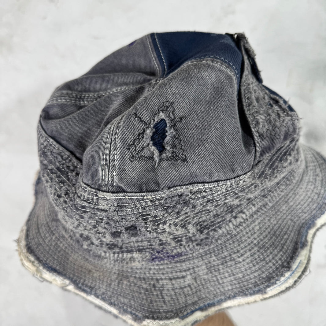 Kapital Grey Old Man & The Sea Bucket Hat