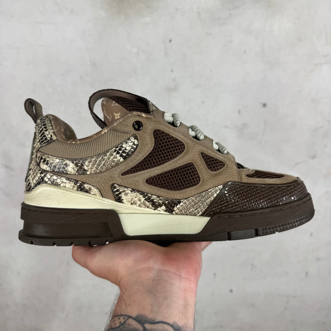 Louis Vuitton Snakeskin Skate Trainers