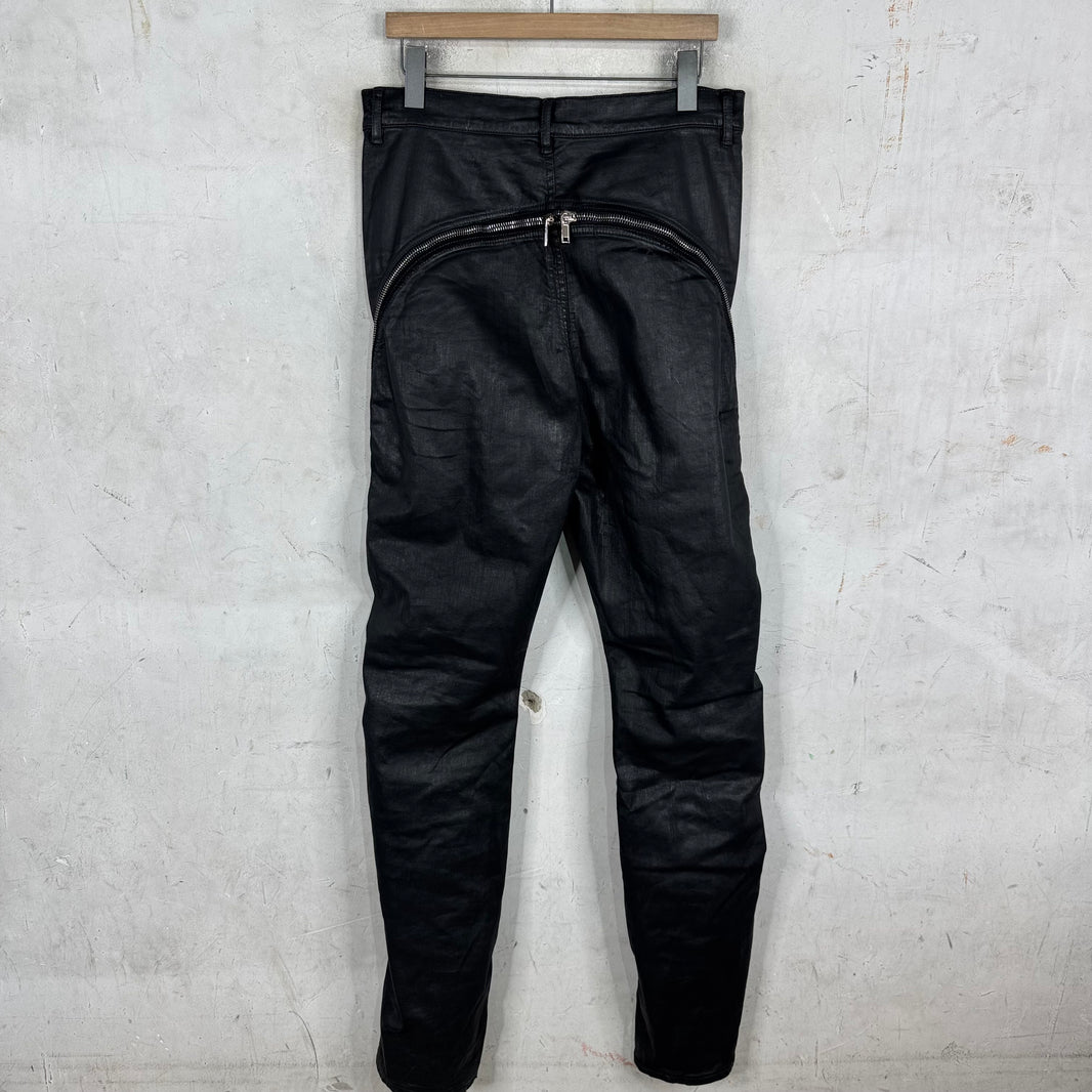 DRKSHDW Waxed Banana Bolan Jeans